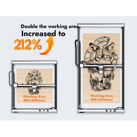 Bővítőkeret Algolaser Alpha lézergravírozóhoz 40 x 85 cm