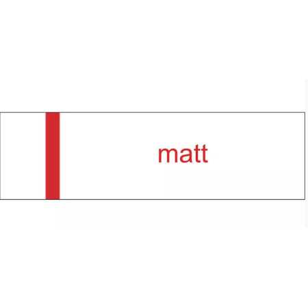 Laserply - 1,5 mm - fehér / piros