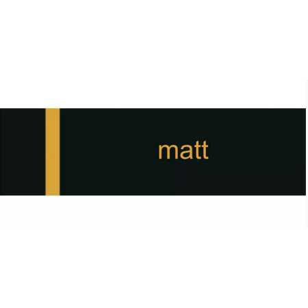Laserply - 1,5 mm - matt fekete / arany