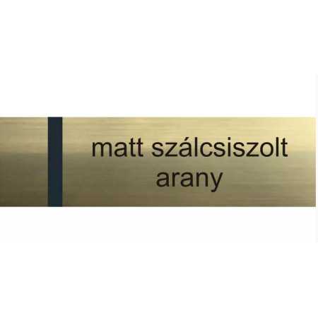 Laserply - 1,5 mm - matt szálcsiszolt arany