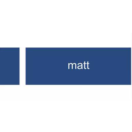 Laserply - 1,5 mm - matt kék / fehér