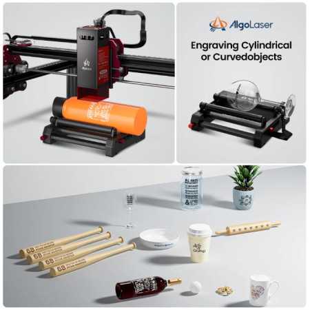 AlgoLaser DIY kit MINI, 5 Watt WiFi-s lézergravírozó és vágó