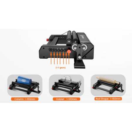AlgoLaser forgató roller (RR2) lézergravírozókhoz