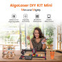 AlgoLaser DIY kit MINI 10 Watt WiFi-s lézergravírozó és vágó