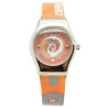 Gyermek óra vidám színekben, narancs. 
