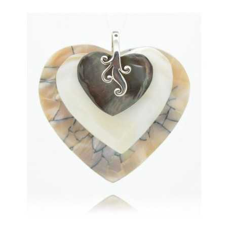 Ezüst medál kagylóval