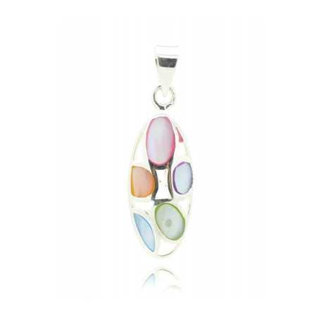 Ezüst medál kagylóval