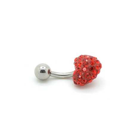 Piercing Swarovski kristállyal