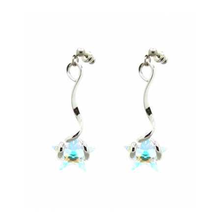 Swarovski kristályos fülbevaló