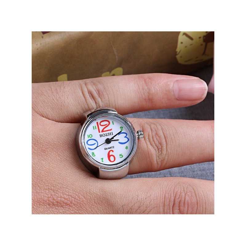Gyűrű óra színes számokkal 353oc