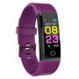 Bluetooth okosóra, pulzusmérővel. Lila. 403-1oc