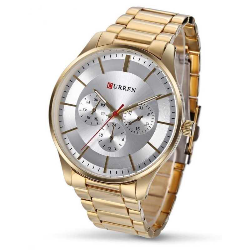 Curren M8282 elegáns arany színű férfi karóra. 427-1oc Curren M8282 elegáns arany színű férfi karóra. 427-1oc