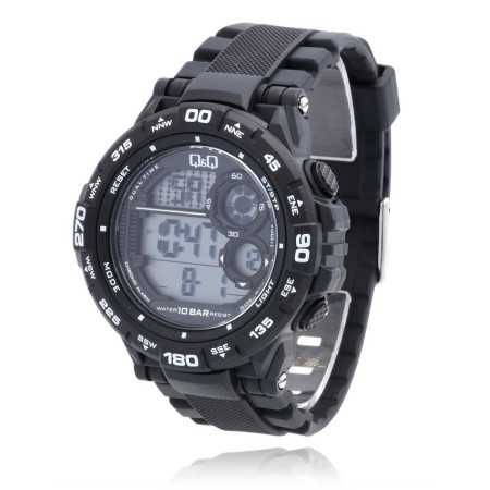 Q&Q férfi karóra digitális kijelzéssel, fekete. 482oc