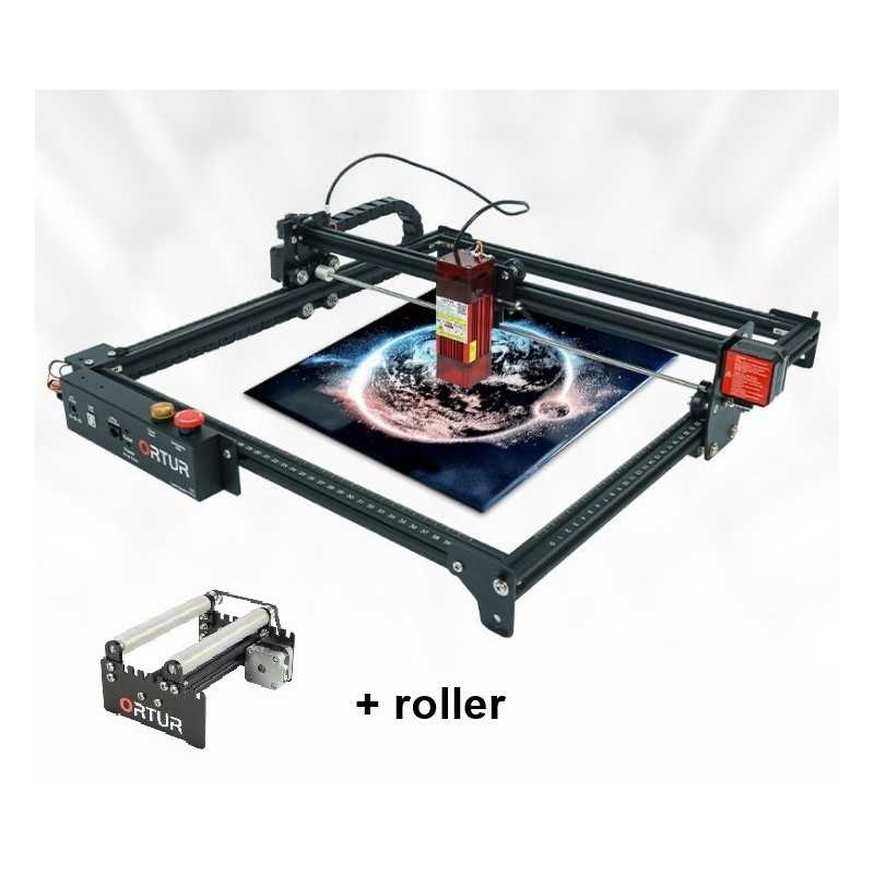 Ortur Laser Master 2 PRO-SF, asztali lézergravírozó és vágó + forgató