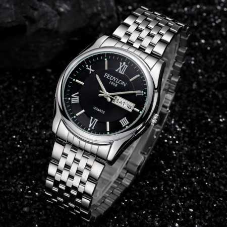 Sportos és elegáns Fedylon férfi karóradátum és nap kijelzéssel. 000175oc